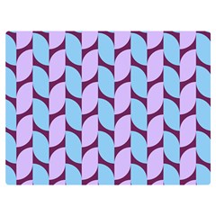 Purple Blue Pattern Two Sides Premium Plush Fleece Blanket (baby Size) by ytdream