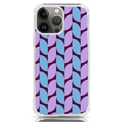 Purple Blue Pattern Iphone 13 Pro Max Tpu Uv Print Case by ytdream