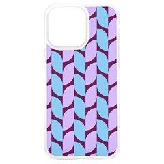 Purple Blue Pattern Iphone 15 Plus Tpu Uv Print Case by ytdream