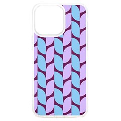 Purple Blue Pattern Iphone 15 Pro Max Tpu Uv Print Case