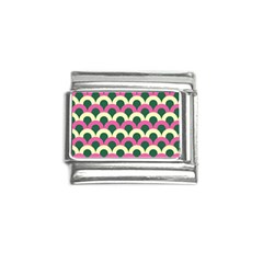 Green Yellow Pattern Italian Charm (9mm) by ytdream