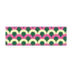 Green Yellow Pattern Sticker (bumper) by ytdream