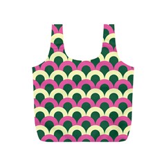 Green Yellow Pattern Full Print Recycle Bag (s)