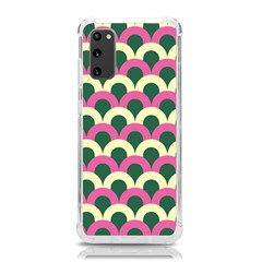 Green Yellow Pattern Samsung Galaxy S20 6 2 Inch Tpu Uv Case by ytdream