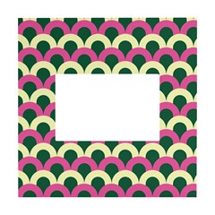 Green Yellow Pattern White Box Photo Frame 4  X 6  by ytdream