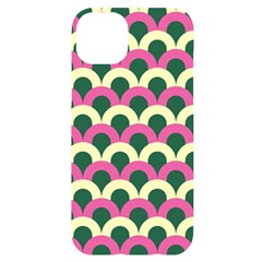 Green Yellow Pattern Iphone 14 Plus Black Uv Print Case