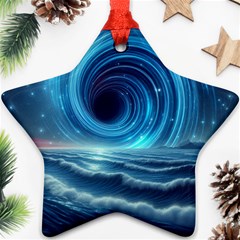 Astral Waveform Fantasy Ornament (star)