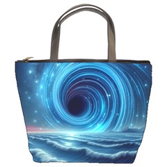 Astral Waveform Fantasy Bucket Bag by Grandong