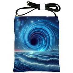 Astral Waveform Fantasy Shoulder Sling Bag by Grandong