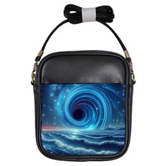 Astral Waveform Fantasy Girls Sling Bag by Grandong