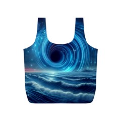 Astral Waveform Fantasy Full Print Recycle Bag (s) by Grandong