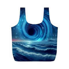 Astral Waveform Fantasy Full Print Recycle Bag (m) by Grandong