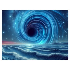 Astral Waveform Fantasy Two Sides Premium Plush Fleece Blanket (baby Size) by Grandong