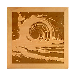 Astral Waveform Fantasy Wood Photo Frame Cube by Grandong