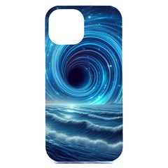 Astral Waveform Fantasy Iphone 15 Plus Black Uv Print Pc Hardshell Case by Grandong