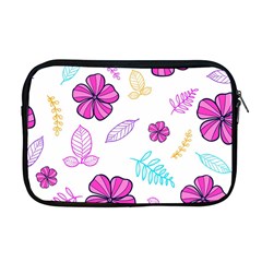 Flowers Leaves Pattern Art Bloom Apple Macbook Pro 17  Zipper Case by Grandong