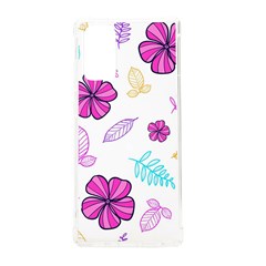 Flowers Leaves Pattern Art Bloom Samsung Galaxy Note 20 Tpu Uv Case by Grandong