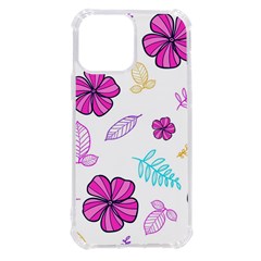 Flowers Leaves Pattern Art Bloom Iphone 13 Pro Max Tpu Uv Print Case by Grandong