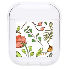 Line Floral Art Pattern Ornament Hard Pc Airpods 1/2 Case by Grandong