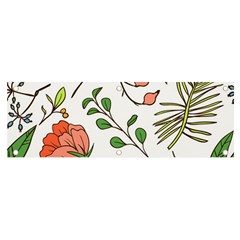 Line Floral Art Pattern Ornament Banner And Sign 6  X 2  by Grandong