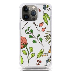 Line Floral Art Pattern Ornament Iphone 13 Pro Tpu Uv Print Case by Grandong