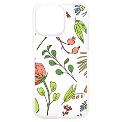 Line Floral Art Pattern Ornament Iphone 15 Plus Tpu Uv Print Case by Grandong