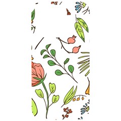 Line Floral Art Pattern Ornament Iphone 15 Pro Black Uv Print Pc Hardshell Case