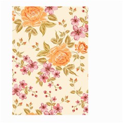 Peony Flower Pattern Background Large Garden Flag (two Sides) by Grandong