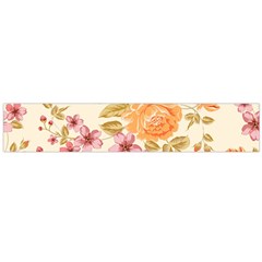 Peony Flower Pattern Background Large Premium Plush Fleece Scarf 