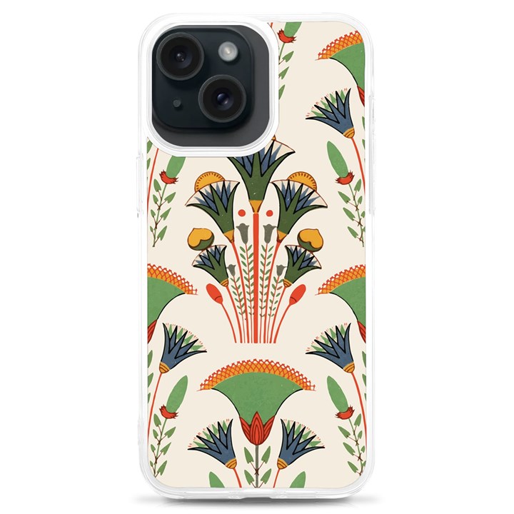 Ancient Egypt Antique Archeology iPhone 15 Plus TPU UV Print Case