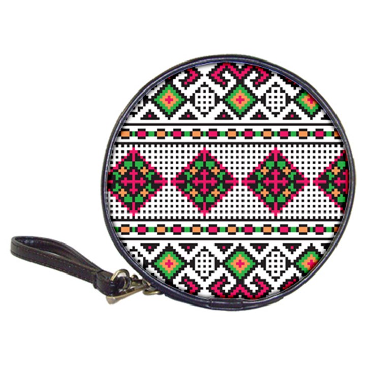 Ukrainian Folk Seamless Pattern Ethnic Ornament Border Element Traditional Classic 20-CD Wallets