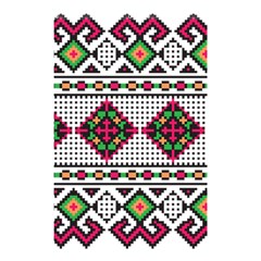 Ukrainian Folk Seamless Pattern Ethnic Ornament Border Element Traditional Shower Curtain 48  X 72  (small) 