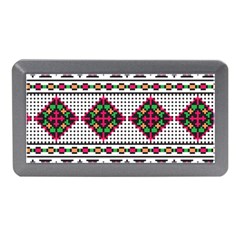 Ukrainian Folk Seamless Pattern Ethnic Ornament Border Element Traditional Memory Card Reader (mini)