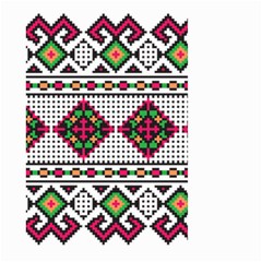 Ukrainian Folk Seamless Pattern Ethnic Ornament Border Element Traditional Large Garden Flag (Two Sides)