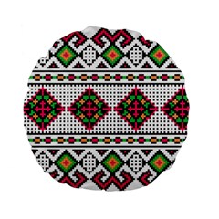 Ukrainian Folk Seamless Pattern Ethnic Ornament Border Element Traditional Standard 15  Premium Flano Round Cushions