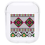 Ukrainian Folk Seamless Pattern Ethnic Ornament Border Element Traditional Hard PC AirPods 1/2 Case Front