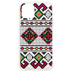 Ukrainian Folk Seamless Pattern Ethnic Ornament Border Element Traditional iPhone 12/12 Pro TPU UV Print Case