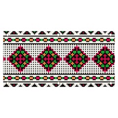 Ukrainian Folk Seamless Pattern Ethnic Ornament Border Element Traditional Banner And Sign 6  X 3 