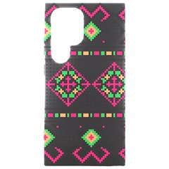 Ukrainian Folk Seamless Pattern Ethnic Ornament Border Element Traditional Samsung Galaxy S24 Ultra 6 9 Inch Black Tpu Uv Case by Grandong