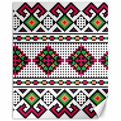 Ukrainian Folk Seamless Pattern Ethnic Ornament Border Element Traditional Canvas 16  X 20  by Grandong