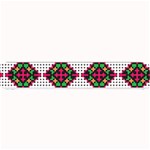 Ukrainian Folk Seamless Pattern Ethnic Ornament Border Element Traditional Small Bar Mat 24 x4  Bar Mat