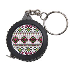 Ukrainian Folk Seamless Pattern Ethnic Ornament Border Element Traditional Measuring Tape