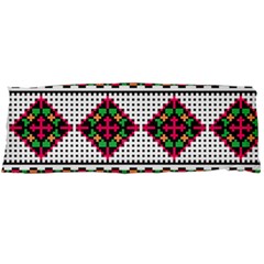 Ukrainian Folk Seamless Pattern Ethnic Ornament Border Element Traditional Body Pillow Case (dakimakura)