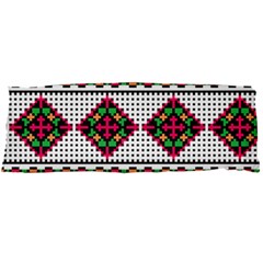 Ukrainian Folk Seamless Pattern Ethnic Ornament Border Element Traditional Body Pillow Case Dakimakura (two Sides)