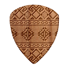 Ukrainian Folk Seamless Pattern Ethnic Ornament Border Element Traditional Wood Guitar Pick (set Of 10)