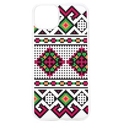 Ukrainian Folk Seamless Pattern Ethnic Ornament Border Element Traditional Iphone 15 Pro Tpu Uv Print Case