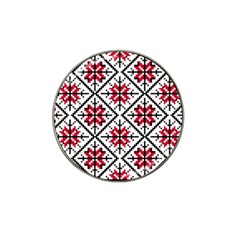 Ukrainian Folk Seamless Pattern Ornament Ethnic Ornament Border Element Traditional Art Hat Clip Ball Marker (10 Pack) by Grandong