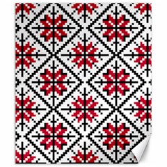 Ukrainian Folk Seamless Pattern Ornament Ethnic Ornament Border Element Traditional Art Canvas 20  X 24 