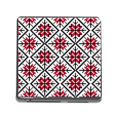 Ukrainian Folk Seamless Pattern Ornament Ethnic Ornament Border Element Traditional Art Memory Card Reader (square 5 Slot) by Grandong