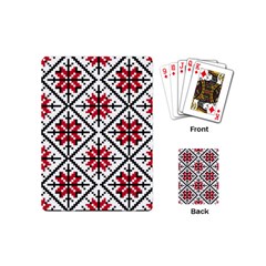 Ukrainian Folk Seamless Pattern Ornament Ethnic Ornament Border Element Traditional Art Playing Cards Single Design (mini)